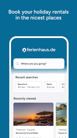 ferienhaus.de: Vacation Homes Screenshot 0