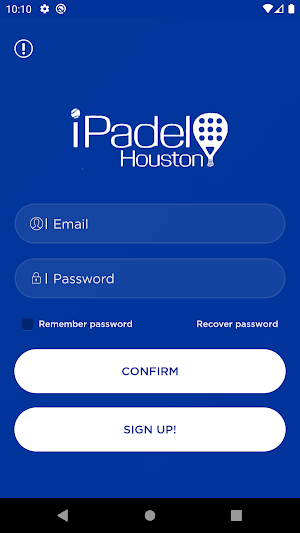 iPadel Houston Screenshot 0