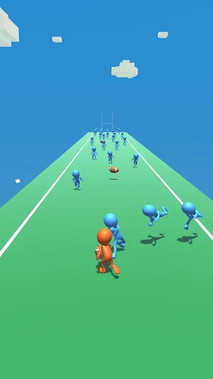 Rugby Runner Game :simple game Screenshot 1