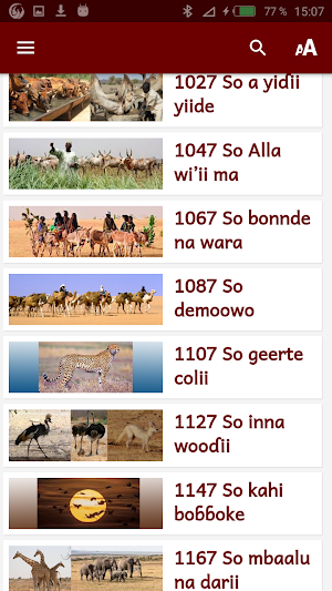 Fulfulde proverbes avec audio vol.4 Screenshot 1