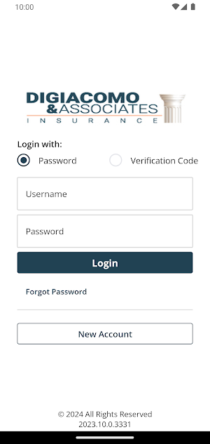 DiGiacomo and Assoc. Mobile Screenshot 0