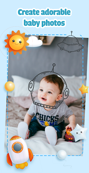 Baby photo editor Newborn pic Screenshot 1