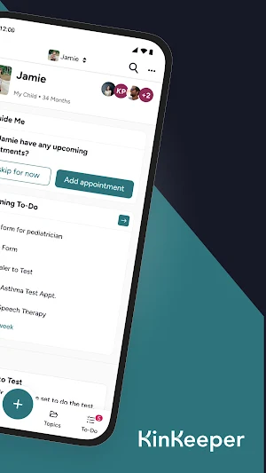 KinKeeper - Health Organizer Screenshot 1