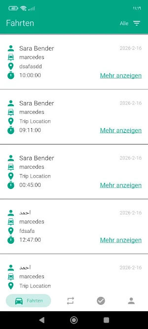 Samir fahrdienst Screenshot 2