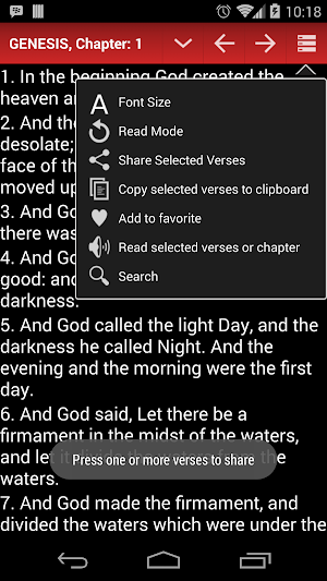 Arkman's King James Bible Screenshot 2