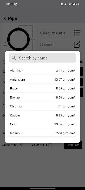 Gauge Calculator SWG Screenshot 1