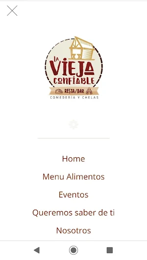 La Vieja Confiable Restaurant Screenshot 0