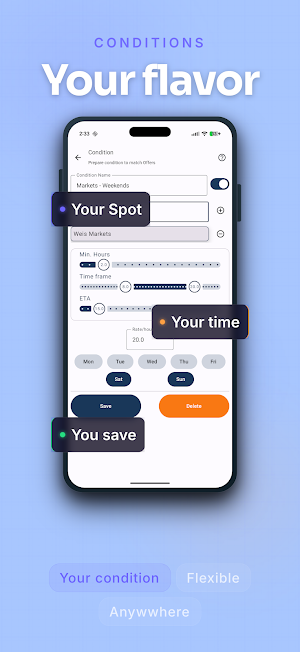 TapFlex: Flex Tap Grab & Route Screenshot 1