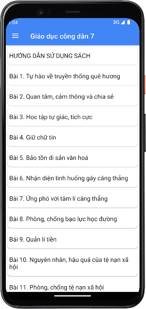 Giáo dục công dân Lớp7 Screenshot 3