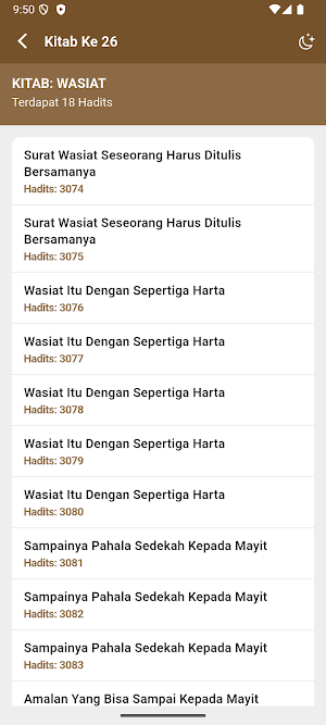 Hadits Sahih Muslim Lengkap Screenshot 1