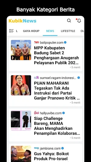 KUBIK News - Berita Indonesia Screenshot 1