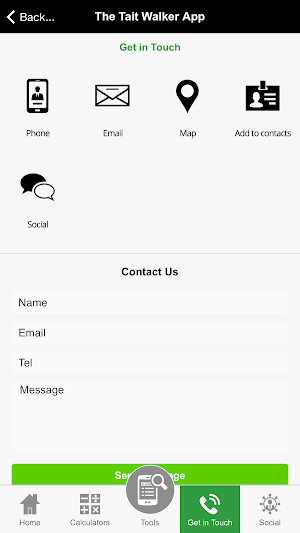 The Tait Walker App Screenshot 2