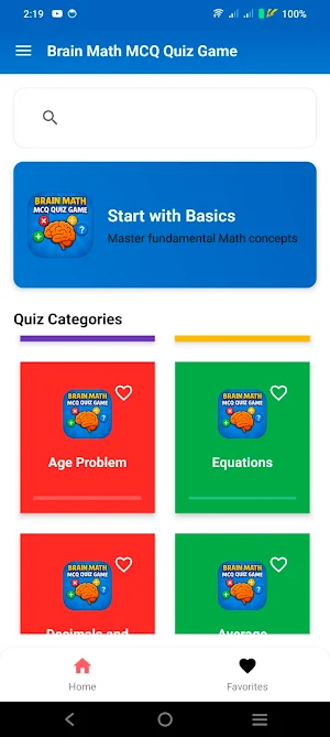 Brain Math MCQ Quiz Game Screenshot 2