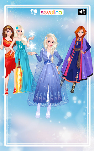 Icy or Fire dress up game - Frozen Land Screenshot 0