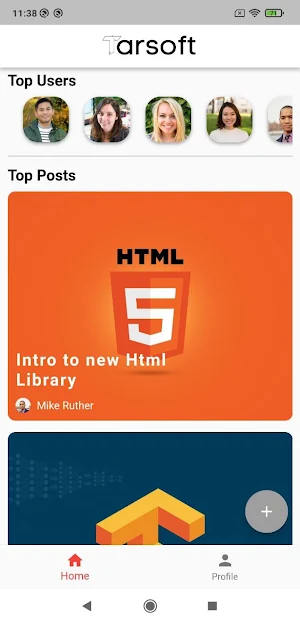 Blog Post App Screenshot 2