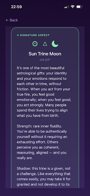Lunation - Moon & Astrology Screenshot 1