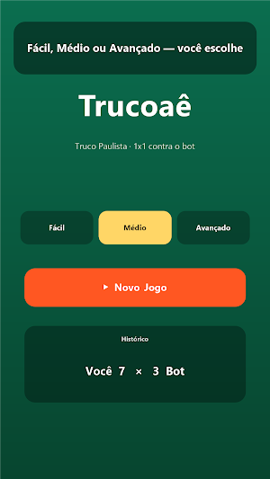 Trucoaê - Jogo de truco Screenshot 1