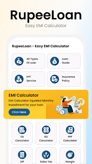 RupeeLoan: Easy EMI Calculator Screenshot 2