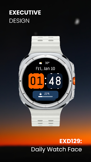 EXD129: Daily Watch Face Screenshot 2