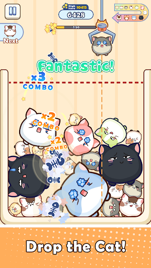 Cat Chill: Animal Drop Screenshot 1