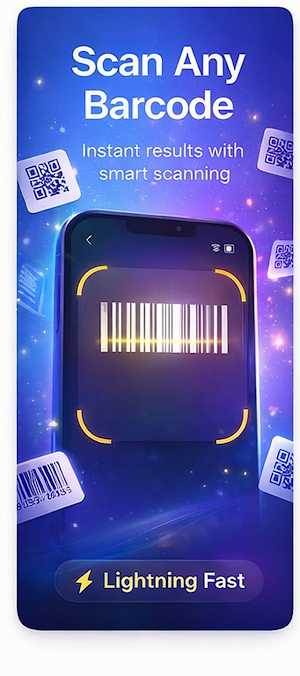 ScanForge: Food & QR Scanner Screenshot 0