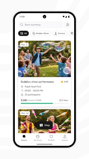 CrowdFun: Kids Events Screenshot 0