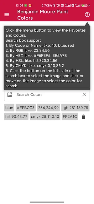 Benjamin Moore Paint Colors Screenshot 0