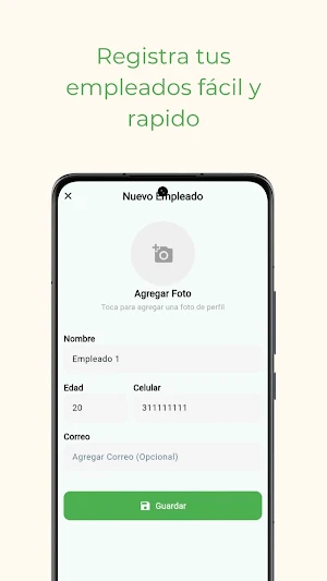 Horas Trabajadas Screenshot 1