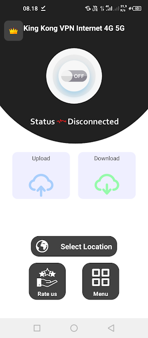 King Kong VPN Internet 4G 5G Screenshot 1