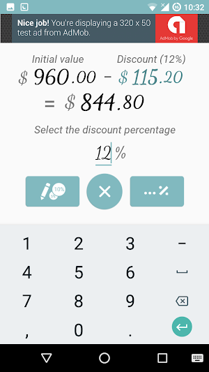 Discount Calculator Screenshot 1