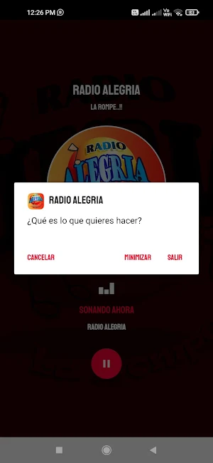 Radio Alegria Screenshot 3