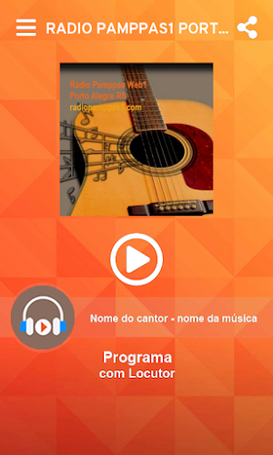 Rádio Pamppas1 Porto Alegre/RS Screenshot 1