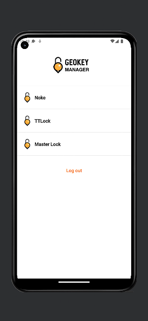 Geokey Manager Screenshot 1
