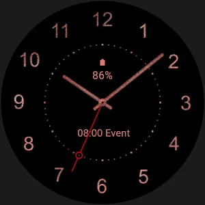 Elegant Rose Gold Watch Face screenshot 4