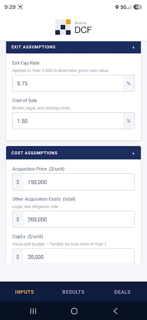 Mobile DCF Screenshot 2
