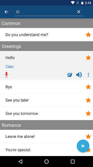Learn Italian Phrases | Italian Translator Screenshot 3