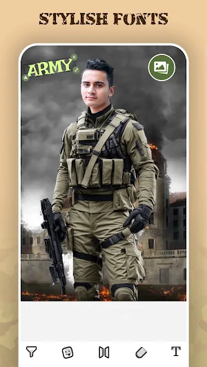 Army Photo Suit Screenshot 3