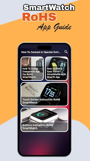 RoHS SmartWatch App Guide Screenshot 2