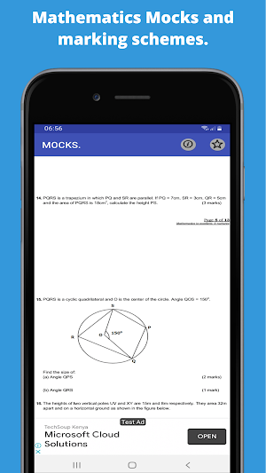Mathematics; mocks papers. Screenshot 3