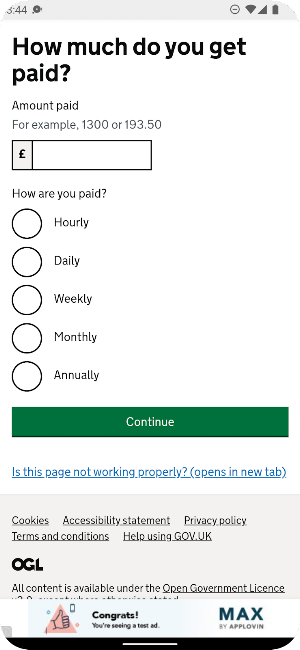 Take Home Wage Calculator Screenshot 2