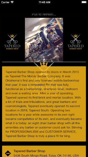 Tapered Barber Shop Screenshot 2