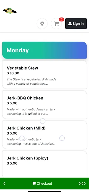 Jamaica Food Basket Screenshot 1