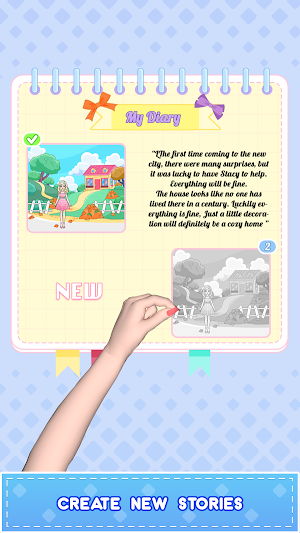 DIY Paper Doll: Dress Up Diary Screenshot 3