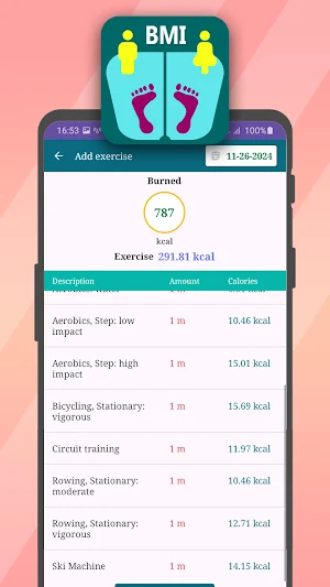BMI Calculator & Track weight Screenshot 3