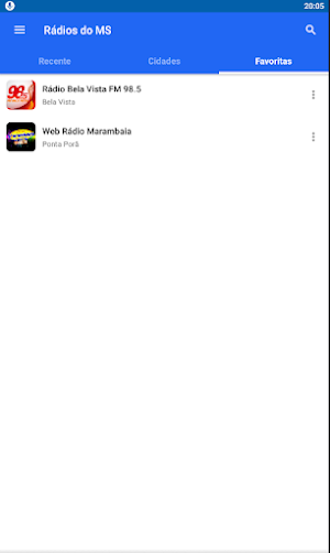 Rádios do MS Screenshot 2