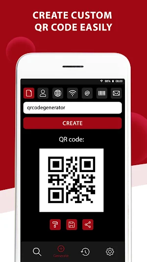 QR Barcode scanner & qrcode generator Screenshot 3