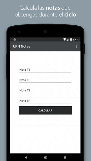 UPN Notas Screenshot 3