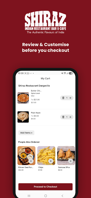 Shiraz Indian Restaurant Screenshot 3
