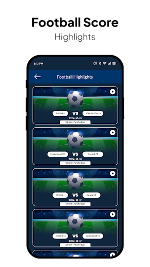Live Football TV HD Streaming Screenshot 0