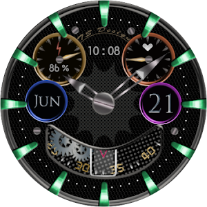 SilverWheel Watch Face Wear OS Screenshot 3